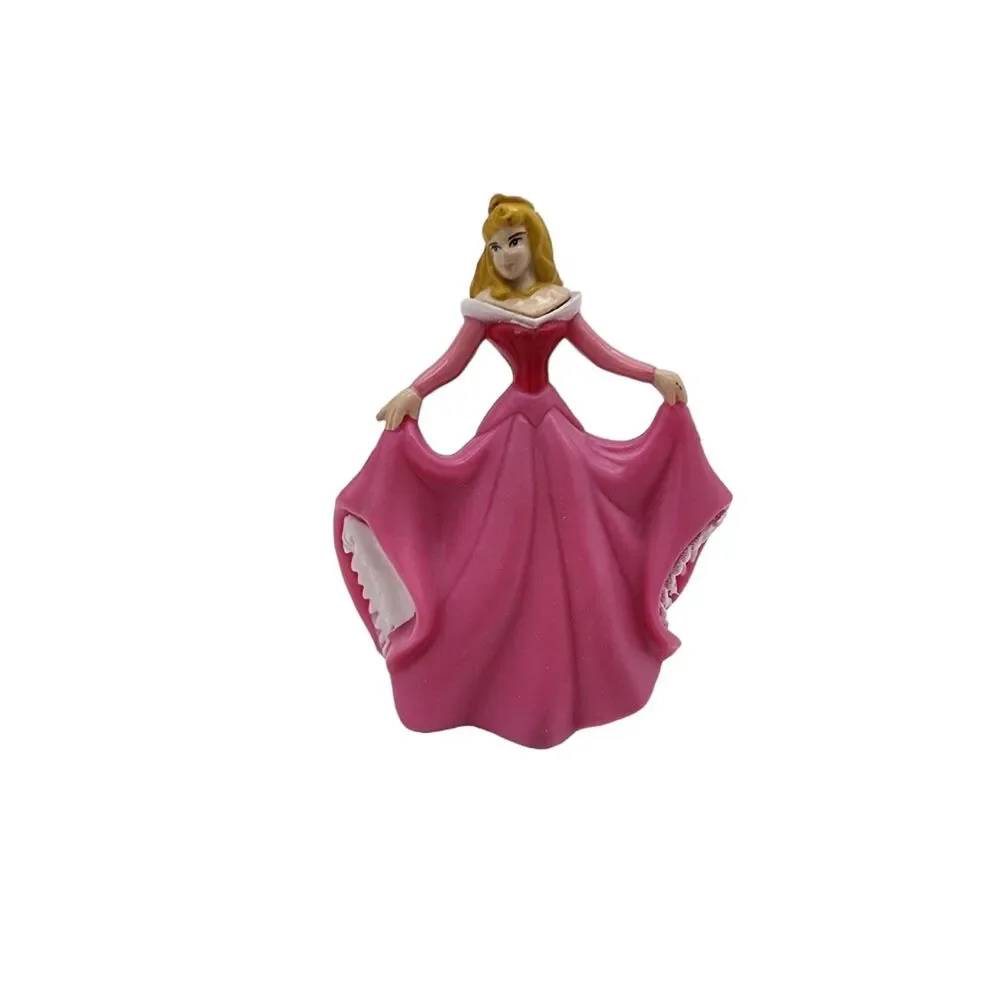 Disney Princess DecoPac Figures Lot Belle Cinderella Aurora Cake Toppers 2.5in